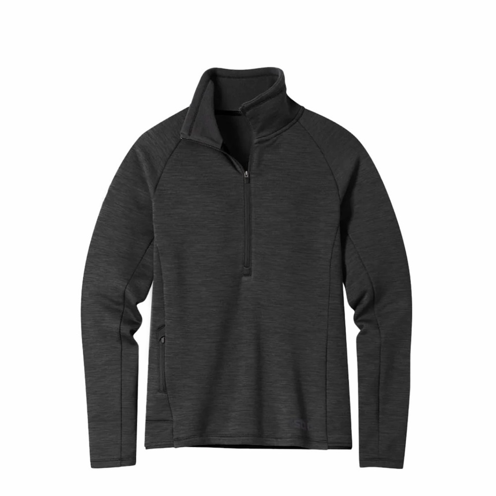 Stio Women's Glide Power Stretch Half Zip color Abyss Heather NWT